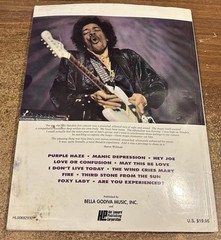 JIMI HENDRIX Lot of 3 SONG BOOKS Are You Experienced AXIS Gypsys SHEET MUSIC