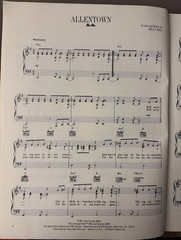 Billy Joel The Nylon Curtain 1982 Piano Vocal Guitar Songbook Rare PB