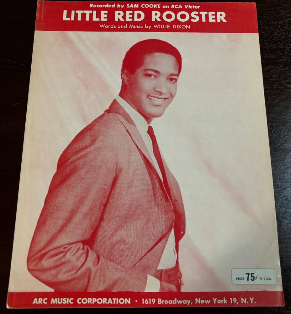 1963 Little Red Rooster Recorded by Sam Cooke Sheet Music – Complete