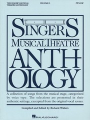 Singer&rsquo;s Musical Theatre Anthology Vol 2 Tenor Vocal Piano Songs Music Book