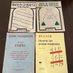 Lot Of 18 Vintage Piano Songbook Music Bundle + Sheet Music – Condition Varies