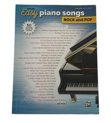 Alfred Easy Piano Songs: Rock and Pop Easy Hits Piano Songbook Sheet Music