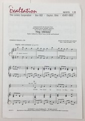 Sing Alleluia Easter Anthem SATB Keyboard Mixed Voices Sheet Music Lorenz Pub