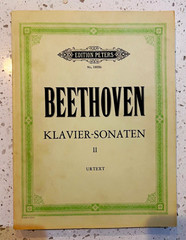 Edition Peters Beethoven Klavier-Sonaten II Urtext Piano Solo Adv MPN 1802b