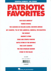 Patriotic Favorites String Bass Solo Or Orchestra 2002 Moss Essential Elements