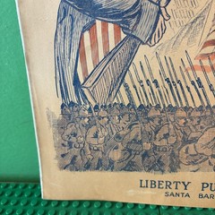 AMERICA AWAKE SHEET MUSIC GEORGE CLINTON BAKER LIBERTY SANTA BARBARA CA USA