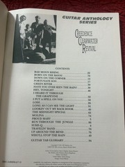 Creedence Clearwater Revival Guitar Tab Edition Anthology Series Tabs Songbook