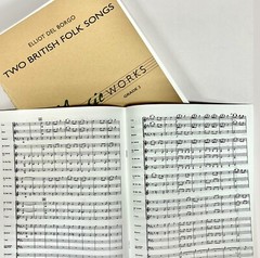 Two British Folk Songs, Elliot Borgo- Full Score For Band Hal Leonard HL26523046