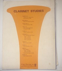Vintage Lot Of 9 Clarinet With Piano Sheet Music Books Weber, Kent, Voxman