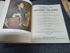 1943 Rhythms & Rimes The World of Music Song Hardcover Book Preowned