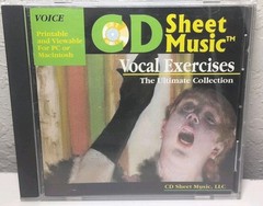 Sheet Music Vocal Exercises The Ultimate Collection PC CD-ROM B115