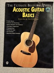 Pair of Acoustic Guitar Music Books Ultimate Beginner Basics Easy Classics NO CD