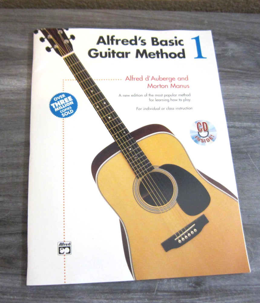Alfred&rsquo;s Basic Guitar Method 1 Book and CD Vintage 1990