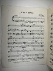 1976 Sheet Music Boogie Fever The Sylvers on Capitol Records Disco