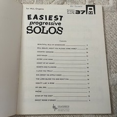 Easiest Progressive Hansen’s 37th Edition Song Book 32 Pages 15 Selections