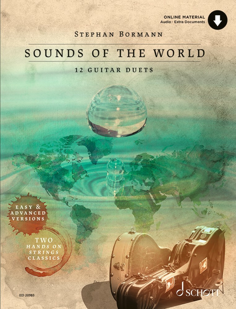 Sounds of the World Sheet Music 12 Guitar Duets Book and Online Media 049046771