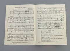 « Takes Two to Tango » Pearl Bailey 1952 Sheet Music