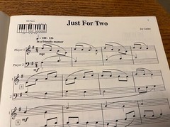 Ensembles for Multiple Keyboards, J. Carden,K. Raybuck, 7 songs; TWO copies