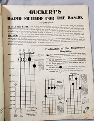 Banjo Chord Book. Guckert&rsquo;s, RARE. Dated 1901 Sears & Roebuck Co., Collectable!