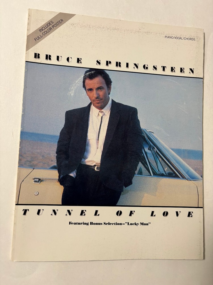 Bruce Springsteen Tunnel of Love PVG Guitar Sheet Music Song Book – CPP 1987