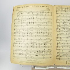 Dream a Little Dream of Me Sheet Music Dinah Shore P/V/G Words & Music 1950