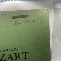 Vintage Kalmus Mozart Sonatas & Three Fantasias Piano Urtext Sheet Music USA