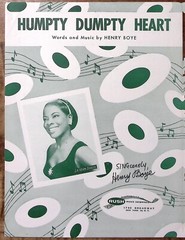 1957 LA VERN BAKER HUMPTY DUMPTY HEART AUTOGRAPHED HENRY BOYE SHEET MUSIC Z3013