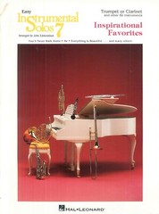 Easy Inspirational Solos Trumpet Clarinet Book 7 Bb Instruments 1982 Edmondson