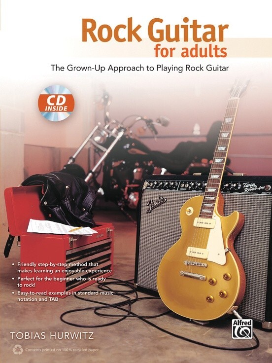 ROCK GUITAR FOR ADULTS THE GROWN-UP APPROACH TO PLAYING GUITAR BOOK/CD BRAND NEW