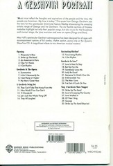 A GERSHWIN Portrait George & Ira Gershwin sheet music song book 50+