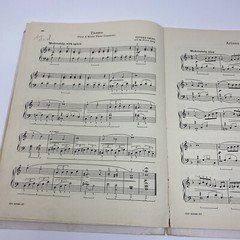 1954 Highlights of Familiar Music for Piano Theodore Presser Co. Songbook Sheet