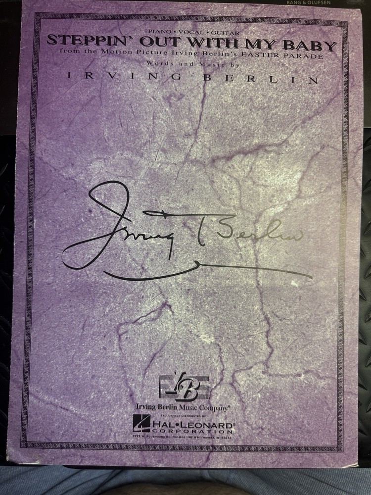 P Movie Musical sheet music EASTER PARADE (IRVING BERLIN) ‘Steppin’ Out’