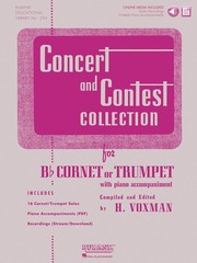 Concert and Contest Collection for Trumpet Solo Sheet Music Rubank Book & Media