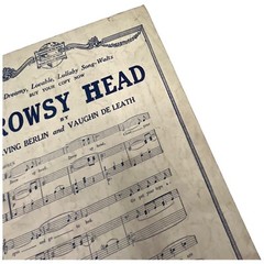 1921 All By Myself Irving Berlin Sheet Music Woman Doll Phone Cuckoo Clock Moon
