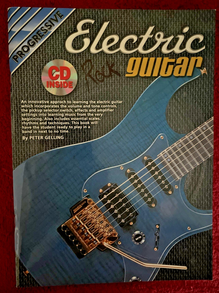 Progressive Electric Guitar W/CD By Peter Gelling Vintage Collectible 2000