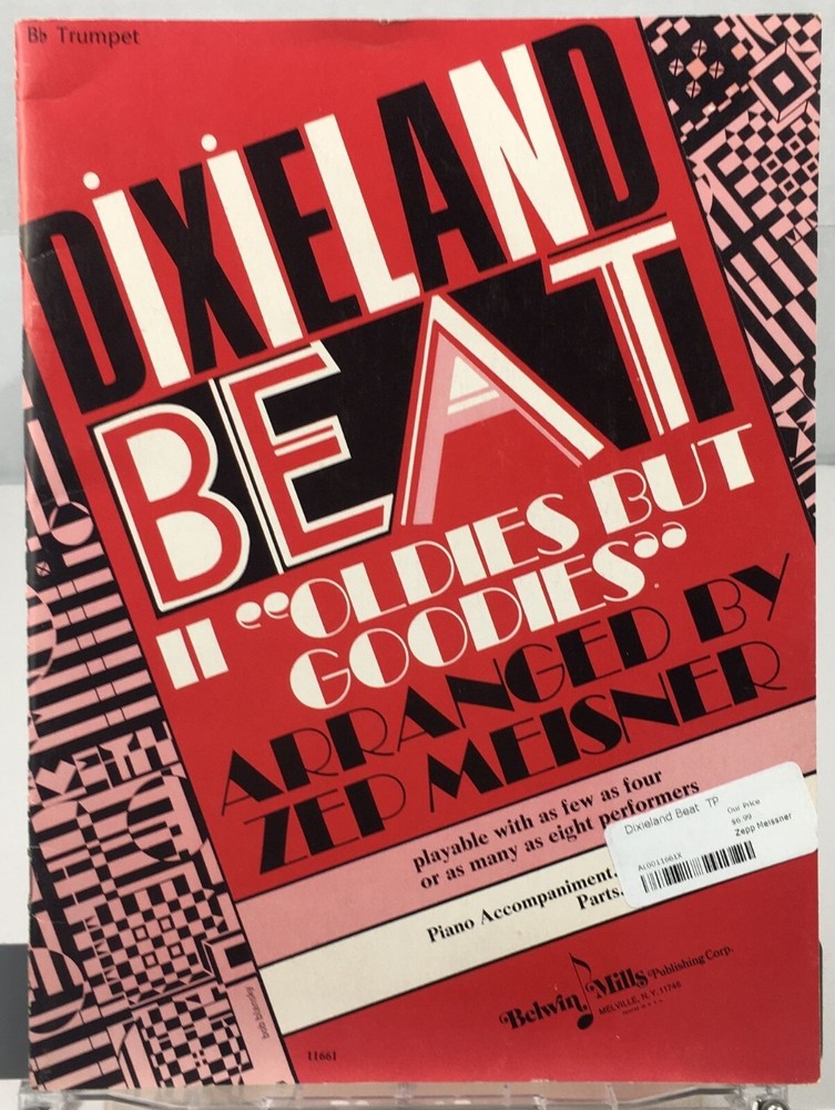 Dixieland Beat Oldies But Goodies Bb Trumpet Sheet Music Book By Zep Meissner