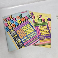 LOT Best of Hollywood Broadway Complete Words Music 80 Great Songs Guitar Vocal