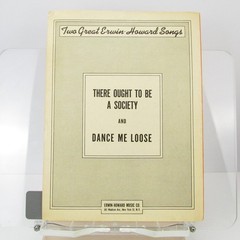 Dance Me Loose Sheet Music Arthur Godfrey Chordettes Erwin-Howard 1953 P/V/G