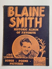 Vintage 1943 – Blaine Smith Historic Album Song / Poems /Picture Book (32 Pages)