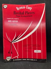 M WITMARK Breeze-Easy Recital Pieces Piano Accompaniment Treble Clef, Bk1, 21405