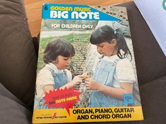 Golden Music Big Note: For Children Only – Copyright 1976