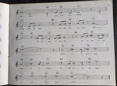 24-page Vintage 1973 Wurlitzer Touch Tunes Show Tunes Sheet Music Book