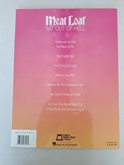 Meat Loaf Bat Out of Hell Piano Vocal Guitar Song Book Sheet Music Hal Leonard