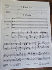 2 Songbook FRANIC POULENC Piano solo choir Orchestra Sheet Music Douze Melodies