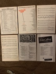 Choral Music Arrangements — Total of 23 Compositions — Condition Varies w/ ea