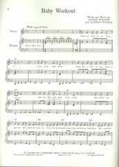 Jackie Wilson Baby Workout sheet music Alonzo Tucker Merrimac Music Corp 1963