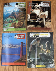 Vintage Easy Play Speed Music Song Books Super Hits American Scene Oldies Lot 4