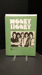 Money Honey Bay City Rollers 1976 Piano Guitar Sheet Music Cover Art F1Q