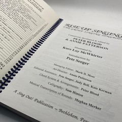 Vintage Rise Up Singing Songbook Folk Chords Lyrics Spiral 1200 Songs Sing Out
