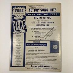 Popular Sacred Song Favorites Organ Vintage Sheet Music Alfred Reed Ethel Smith